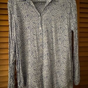 Jane and Delancey Blue Button Down Shirt